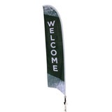 14ft Tall Feather Blade Flag - Large